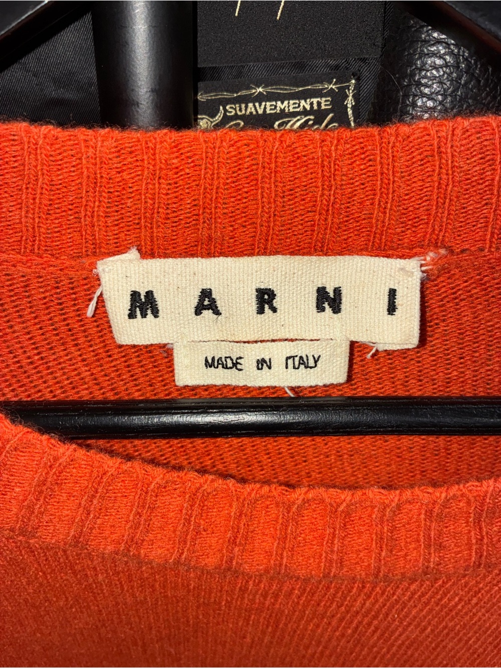Marni Orange Logo Sweater - Picture 3 of 4